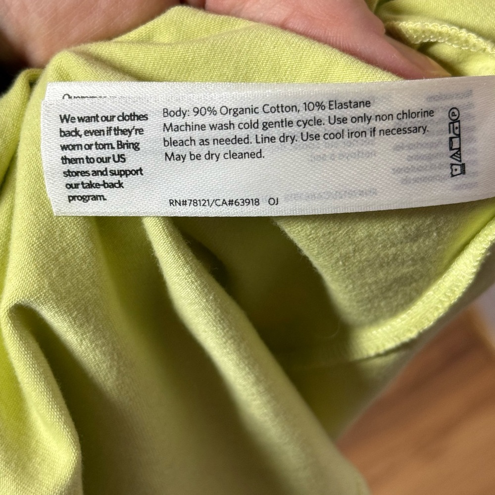 Eileen Fisher Scoop Neck Organic Cotton Shirt Dress, XL - Picture 5 of 5